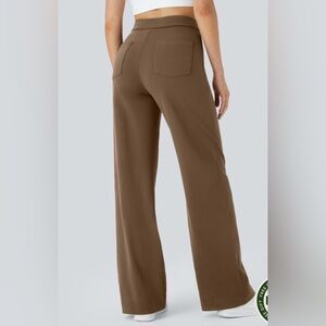 NWT Halara DayStretch High Waisted Pockets Straight Leg Casual Pants S